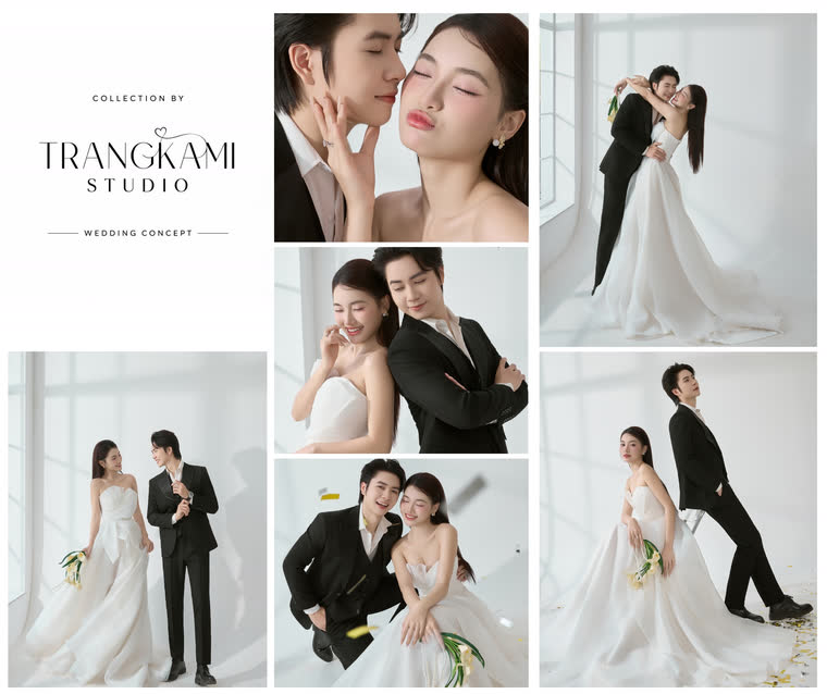 Concept ảnh cưới Nắng trắng nhẹ nhàng — Studio trắng ngập nắng, tông nhẹ — Trang Kami Studio
